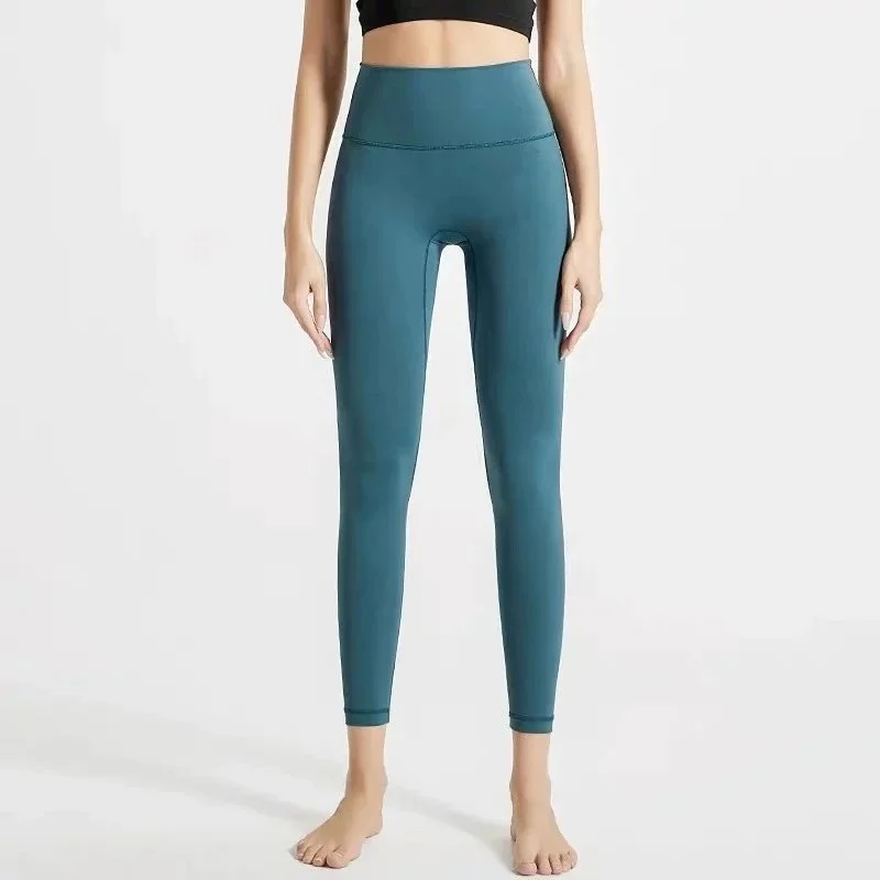 Other Deep Teal High-Waisted Leggings Blue - 1