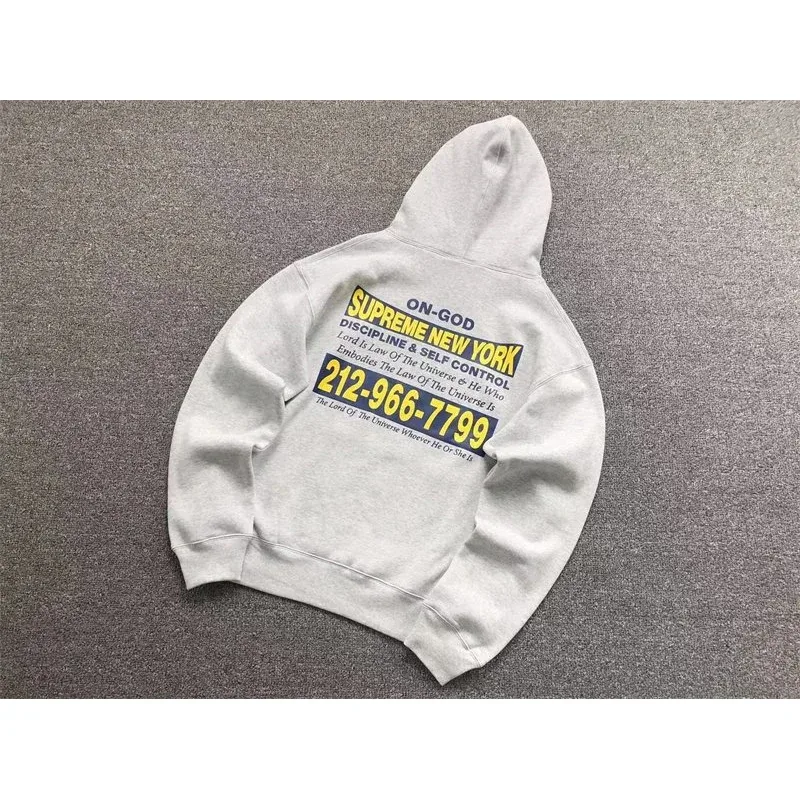 Supreme Supreme Supreme x The North Face Hoodie Light Grey Grey - 1