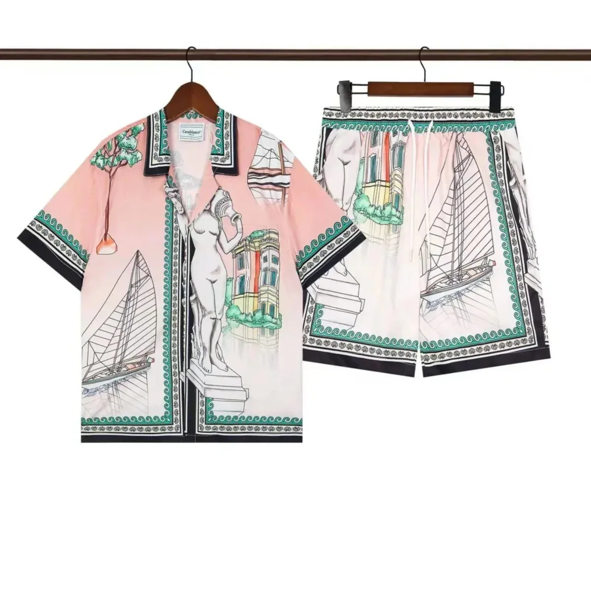 Casablanca Casablanca Tennis Club Pink/Printed Co-ord Set Pink - 1