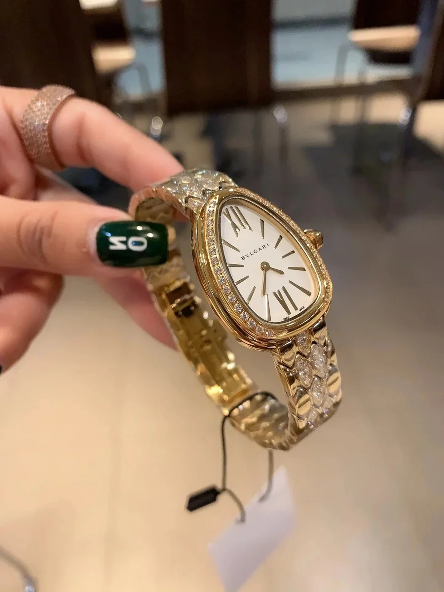 Bvlgari Bvlgari Serpenti Gold & Diamond Watch Gold