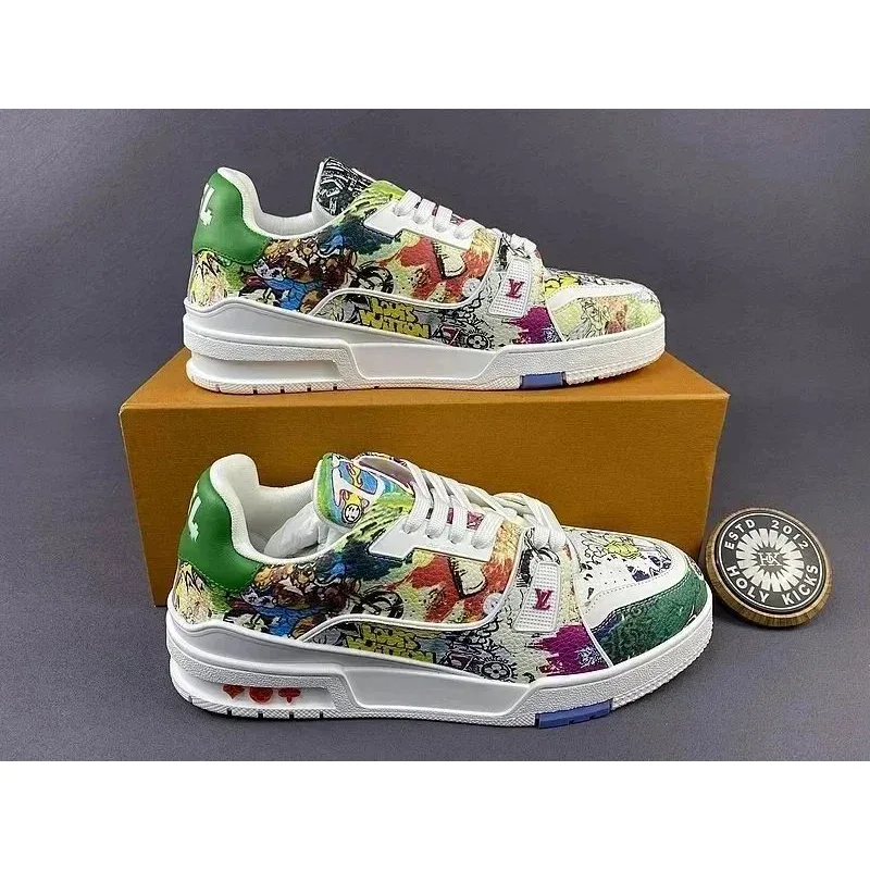 Louis Vuitton Louis Vuitton LV Trainer Graffiti Multicolor Sneakers Multicolor