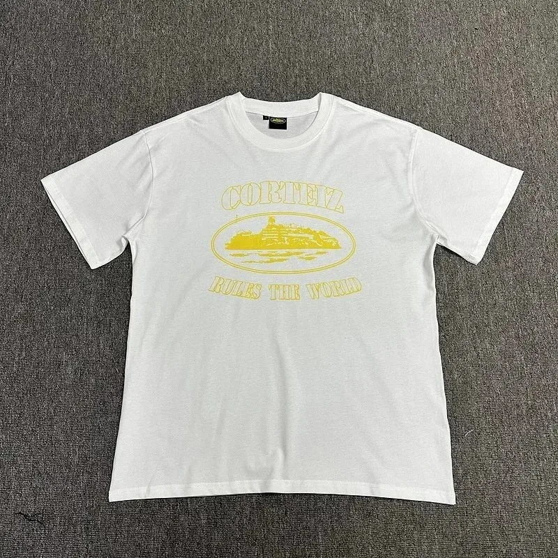 Corteiz Cortez Rules the World White T-Shirt White - 1
