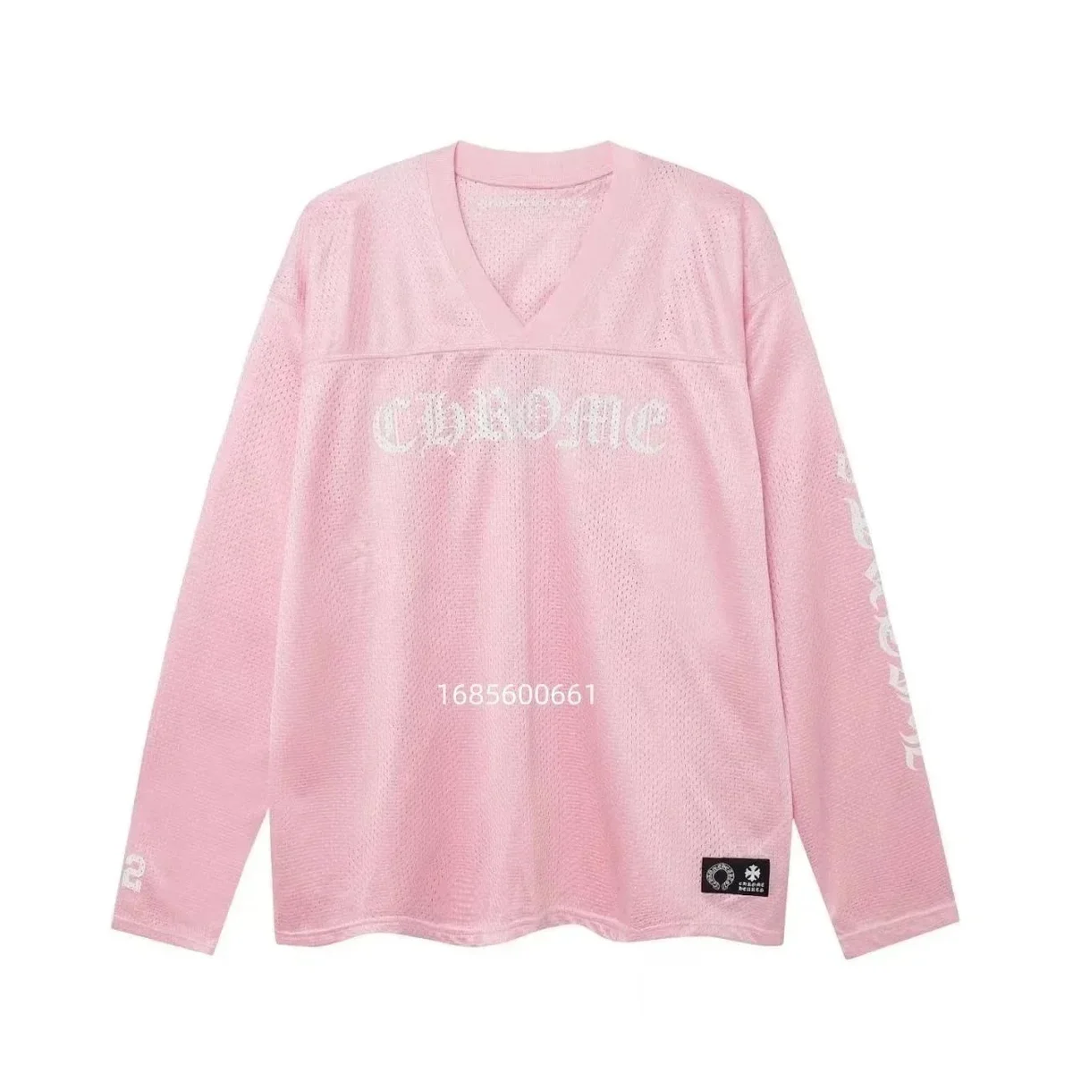Chrome Hearts Chrome Hearts 25 Pastel Pink Mesh Jersey Pink