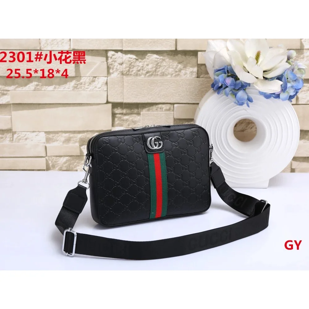 Gucci Gucci GG Marmont Small Black Shoulder Bag Black - 1