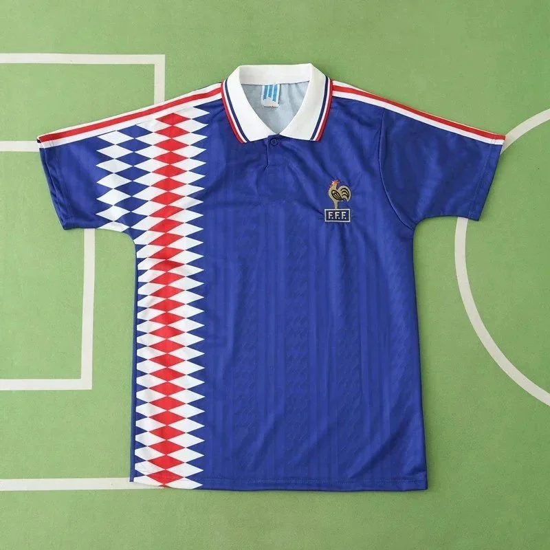 Other France Football Jersey Blue Red White Polo Shirt Blue - 1