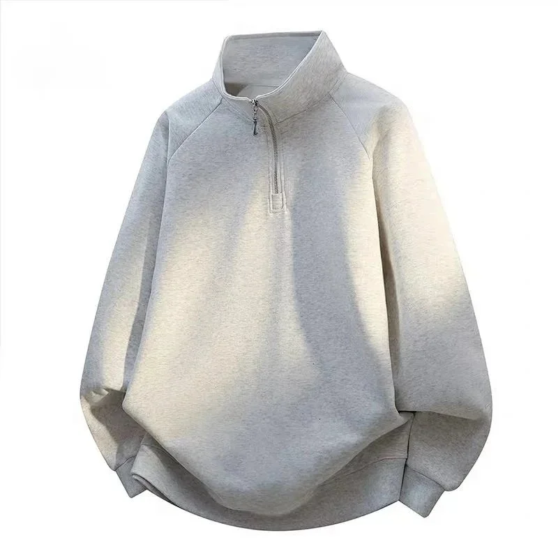 Other Unisex White Flower Grey Hoodie Grey - 1