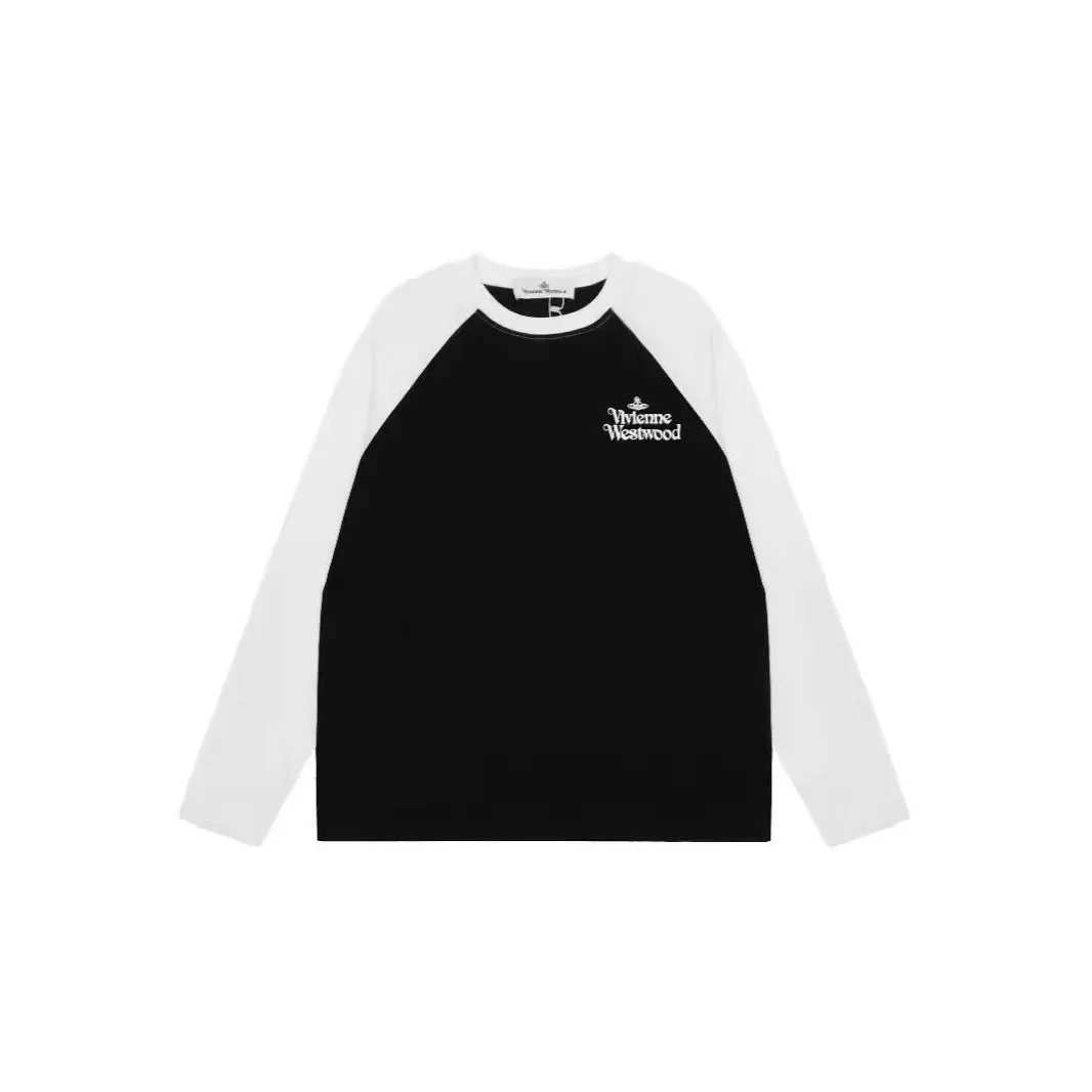 Vivienne Westwood Vivienne Westwood Orb Logo Long Sleeve T-Shirt Black/White Black - 1