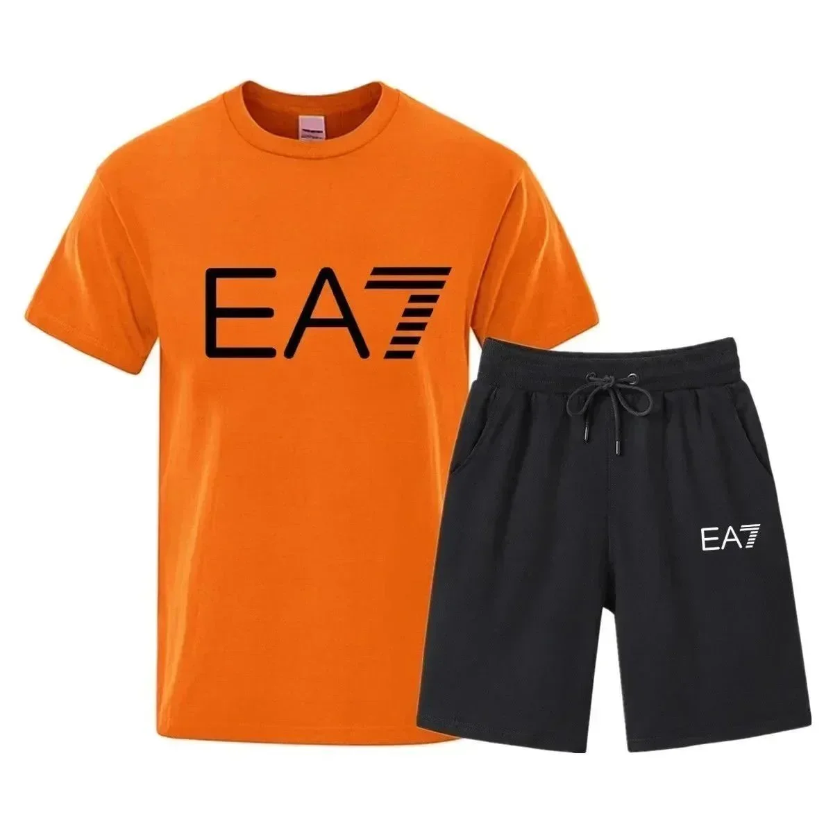 Armani Exchange Armani Exchange EA7 Orange/Black Co-ord Set Orange