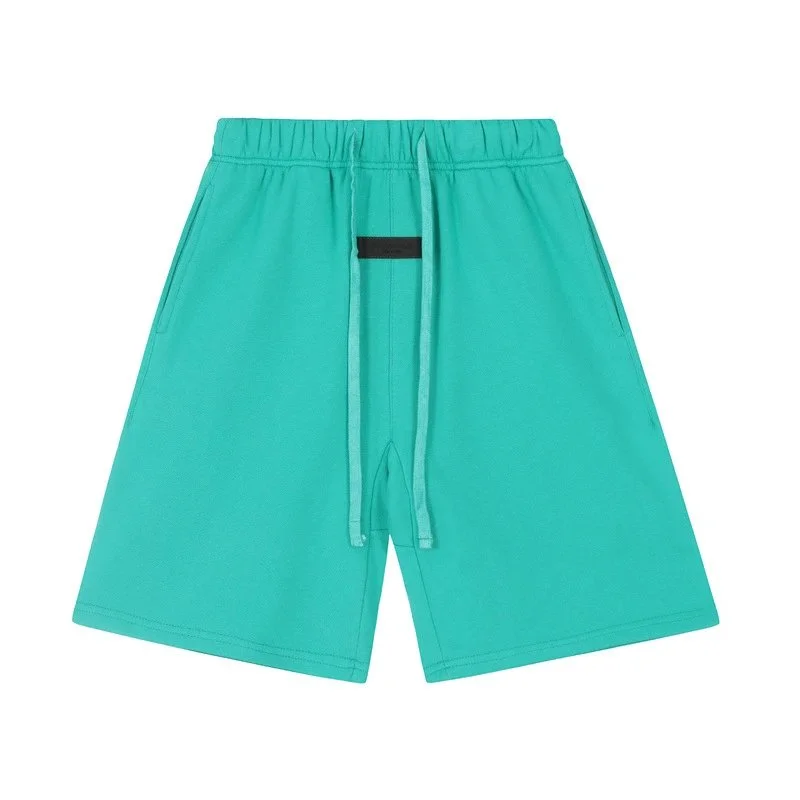 Fear of God Fear of God Essentials Lake Blue Drawstring Shorts Blue - 1