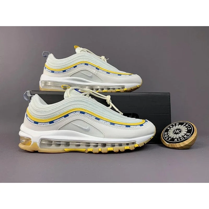 Nike Nike Air Max 97 Triple White Sail Yellow Sneakers White - 1