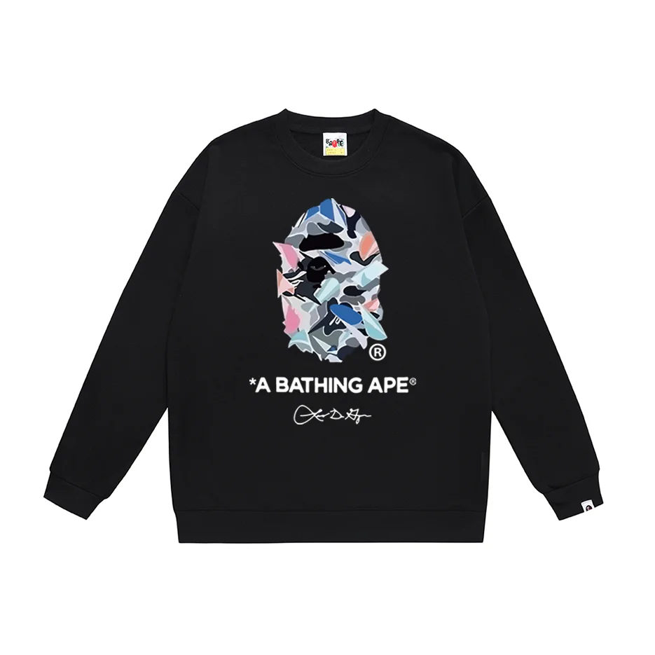 A Bathing Ape A Bathing Ape BAPE STA Triple Black Sweatshirt Black - 1