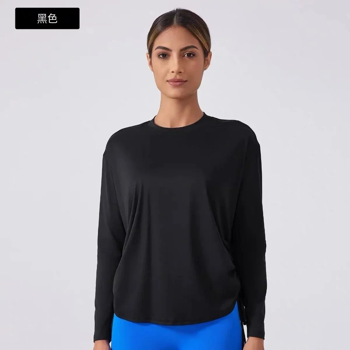 Other Black Long Sleeve Top T-Shirt Black - 1