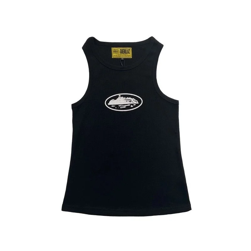 Other Enellac Black Tank Top with Boat Print Black - 1