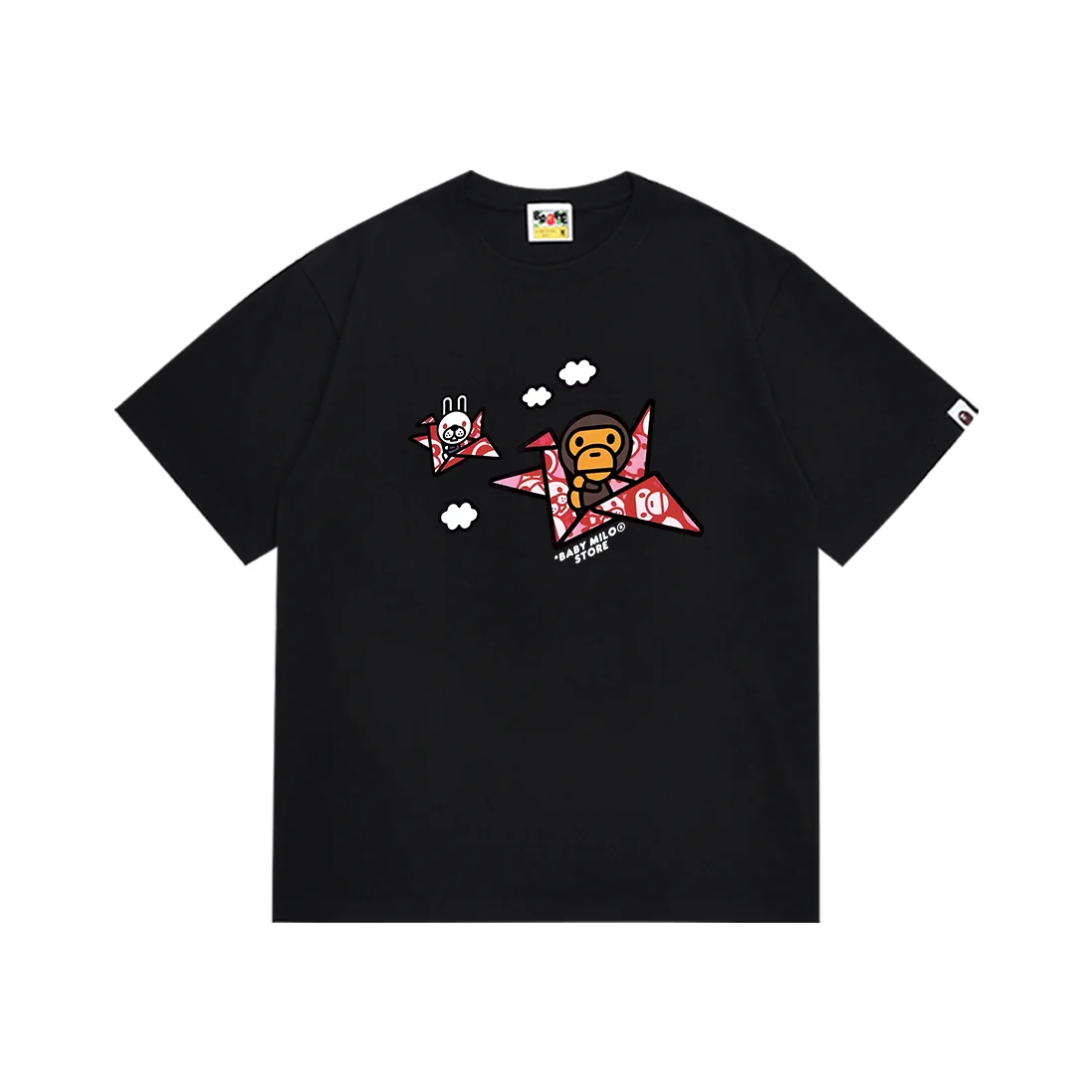 A Bathing Ape A Bathing Ape BAPE STA Black T-Shirt Black - 1
