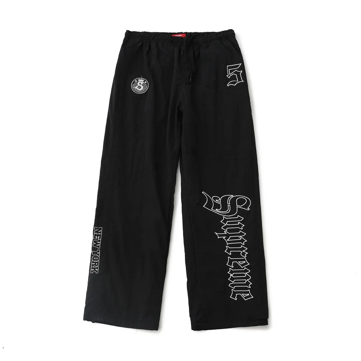 Supreme Supreme Supreme Black/White Trousers Black - 1