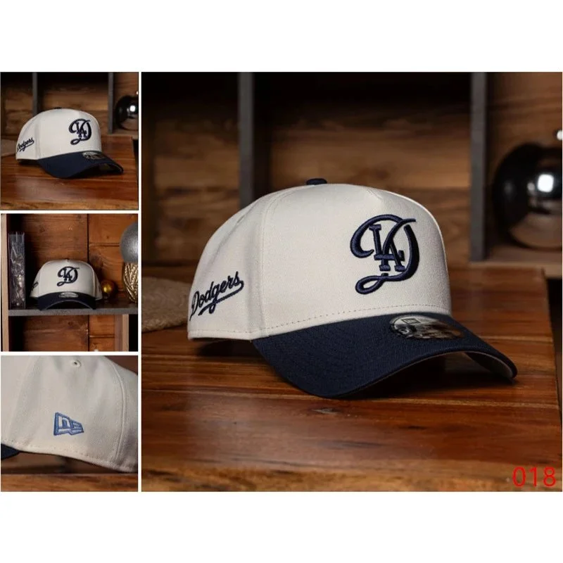 New Era New Era 59FIFTY Los Angeles Dodgers Cap White/Navy White - 1