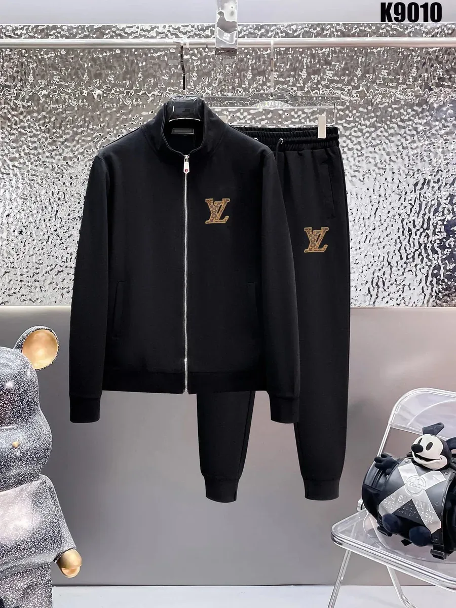 Louis Vuitton Louis Vuitton Monogram Black/Gold Tracksuit Set Black