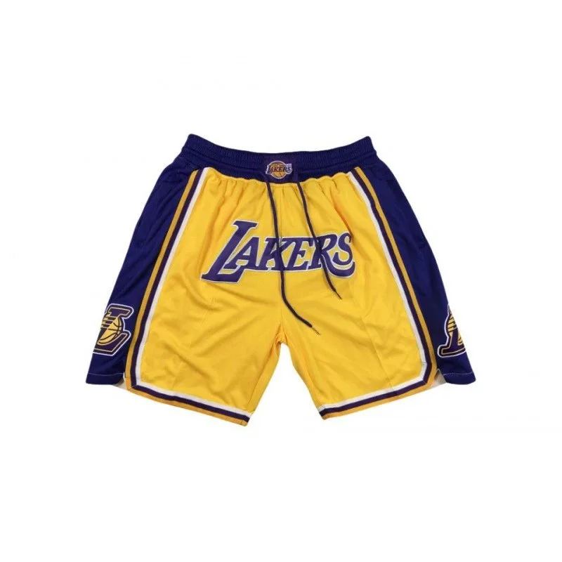 Other Lakers Yellow & Purple Basketball Shorts Yellow - 1