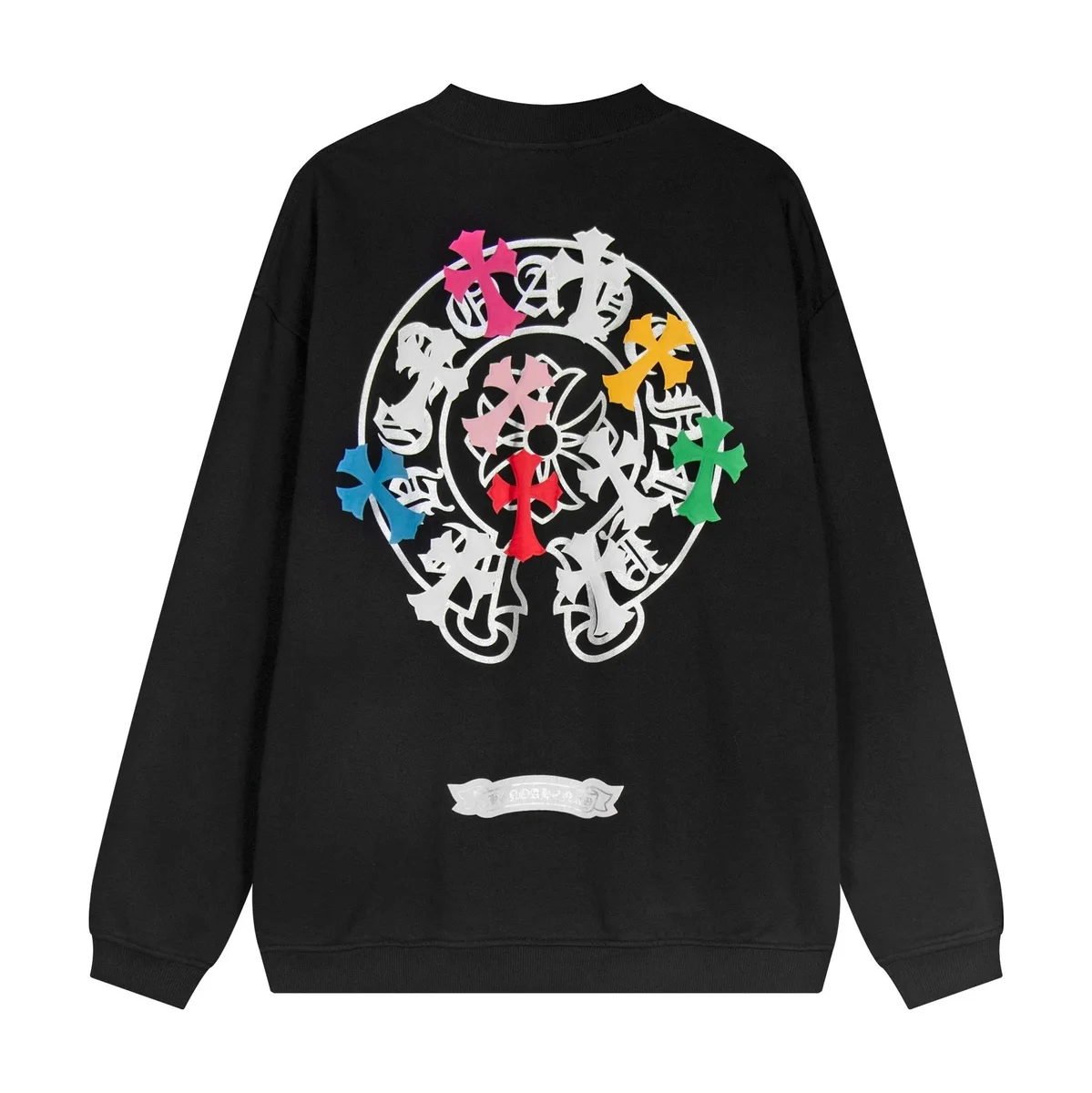 Chrome Hearts Chrome Hearts CH Cross Black Multicolor Cross Sweatshirt Black