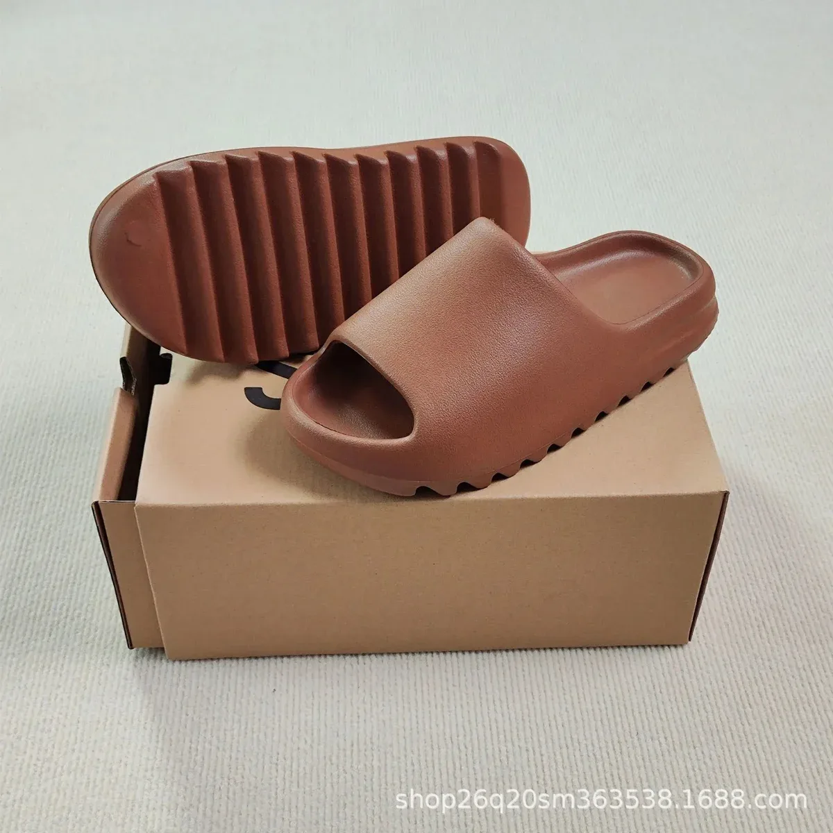 Yeezy Yeezy Slide Brown Sandals Brown - 1