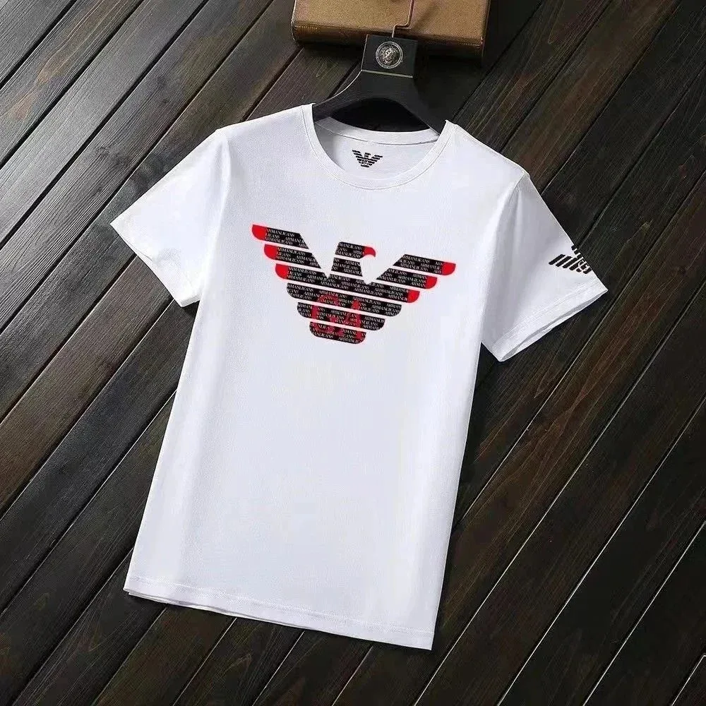 Armani Armani White/Red Black Eagle T-Shirt White