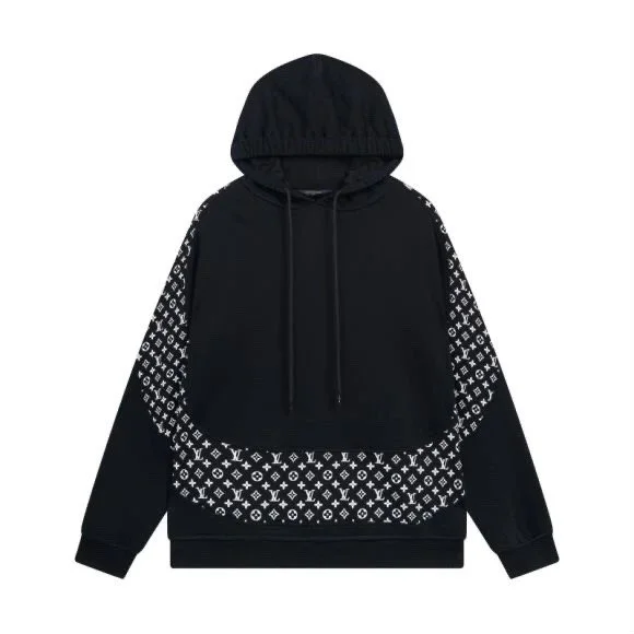 Louis Vuitton Louis Vuitton Monogram 25 Black/White Hoodie Black