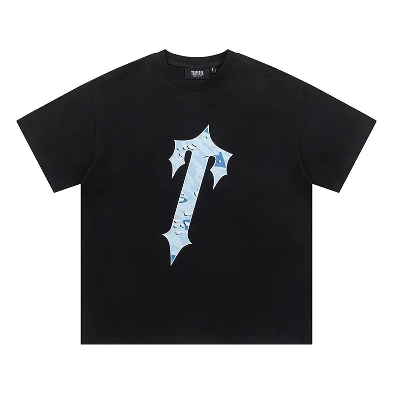 Other Black Camo T-Shirt Streetwear Black - 1