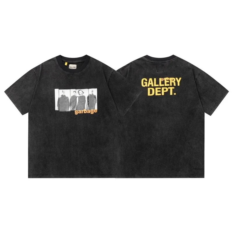 Gallery Dept. Gallery Dept. GARBAGE T-Shirt G107水洗黑 T-Shirts Black - 1