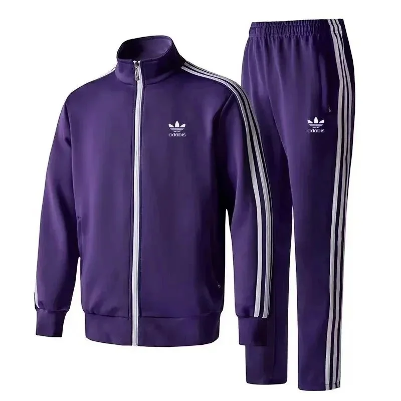 Adidas Adidas Classic Football Purple Track Suit Purple - 1