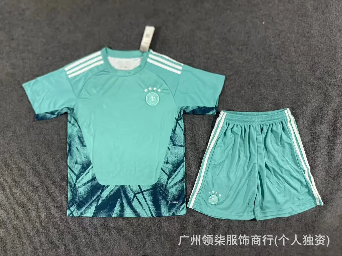 Adidas Adidas Classic Football Germany Goalkeeper Kit Mint Green Green