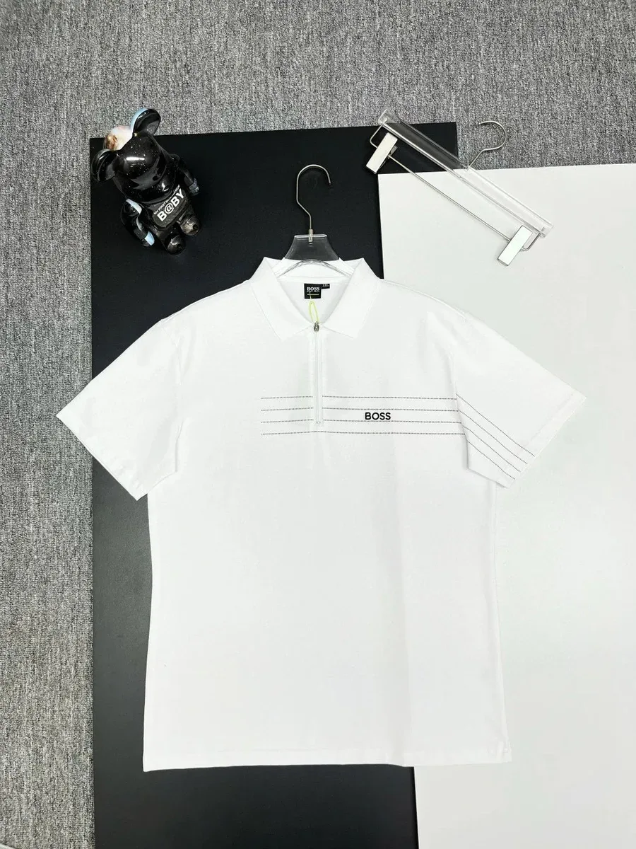 Hugo Boss Hugo Boss White BOSS Logo Polo Shirt White - 1