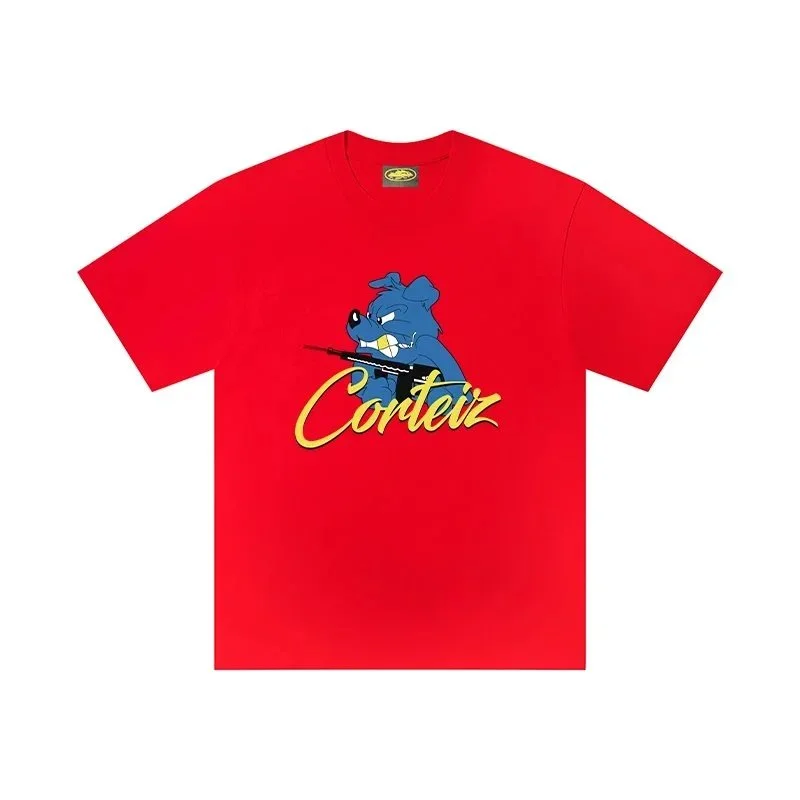 Corteiz Corteiz RTW Red Dog T-Shirt Red - 1