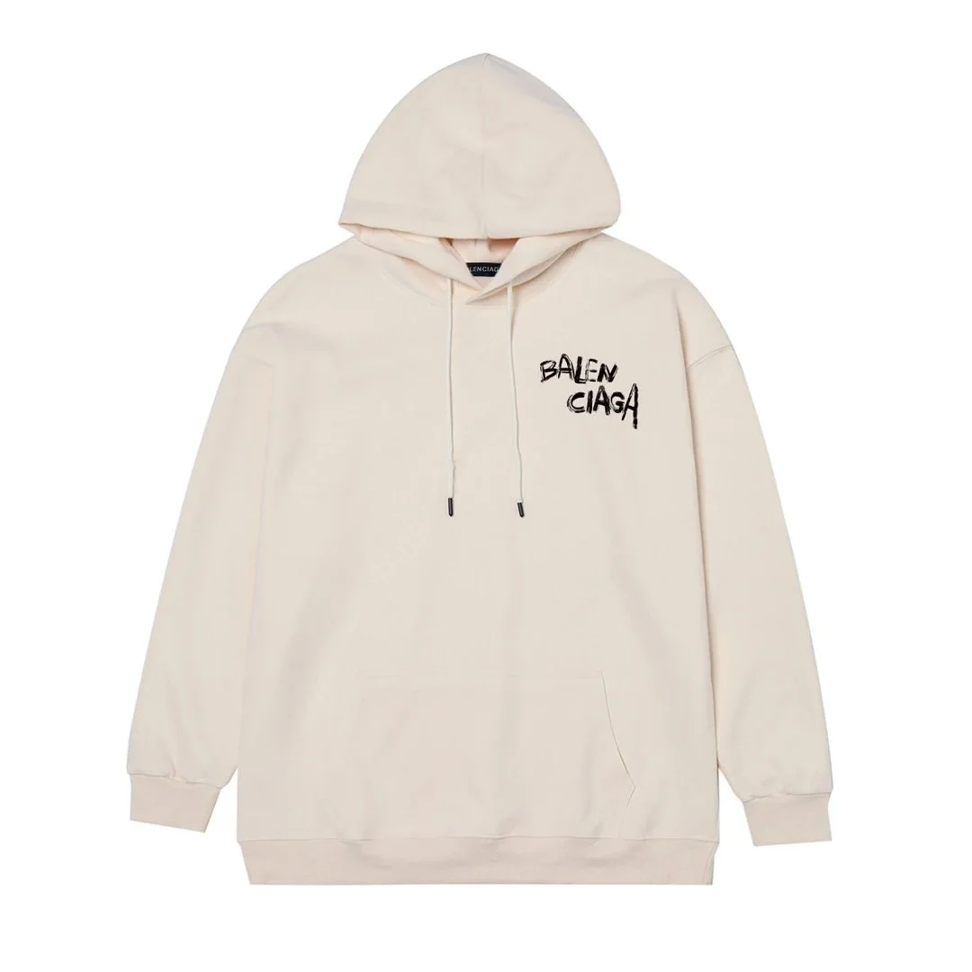 Balenciaga Balenciaga Almond Oversized Hoodie Beige