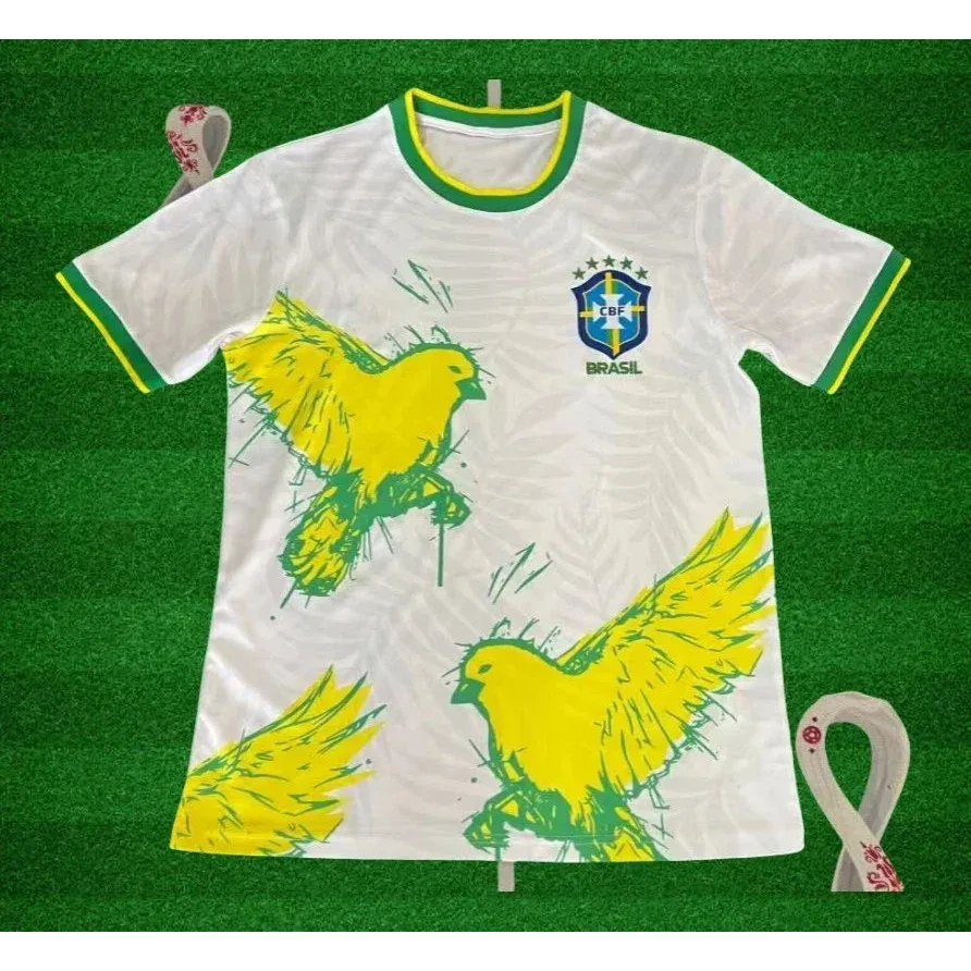 Other Brazil National Team Jersey White Bird Edition T-Shirt White - 1