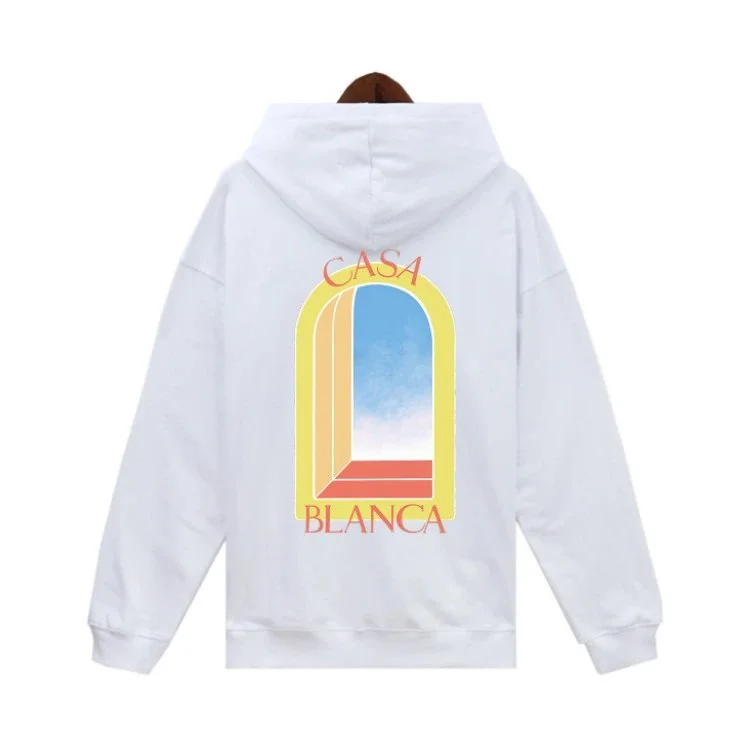 Casablanca Casa Blanca White Hoodie White - 1