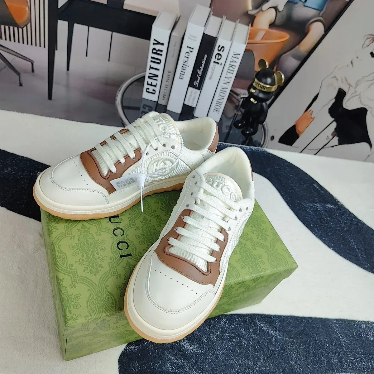 Gucci Gucci Ace White/Brown Sneakers White