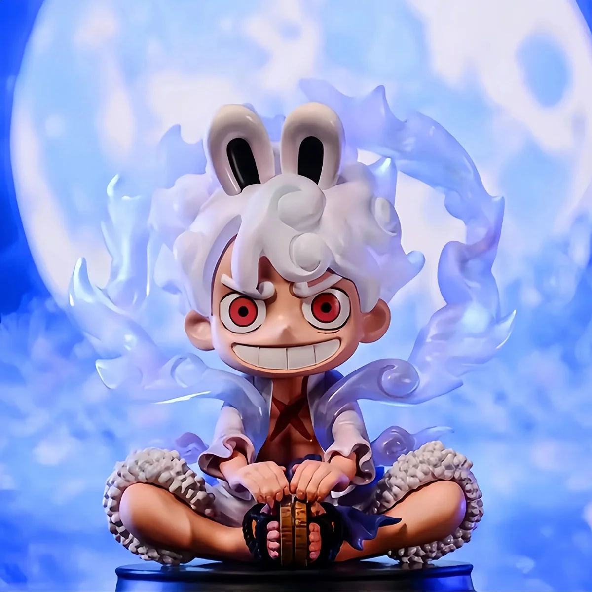 Other One Piece Luffy 11cm Figure - Rabbit Ears Edition White - 1