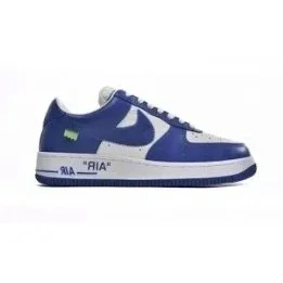Nike Nike Air Force 1 White Royal Sneakers Blue - 1