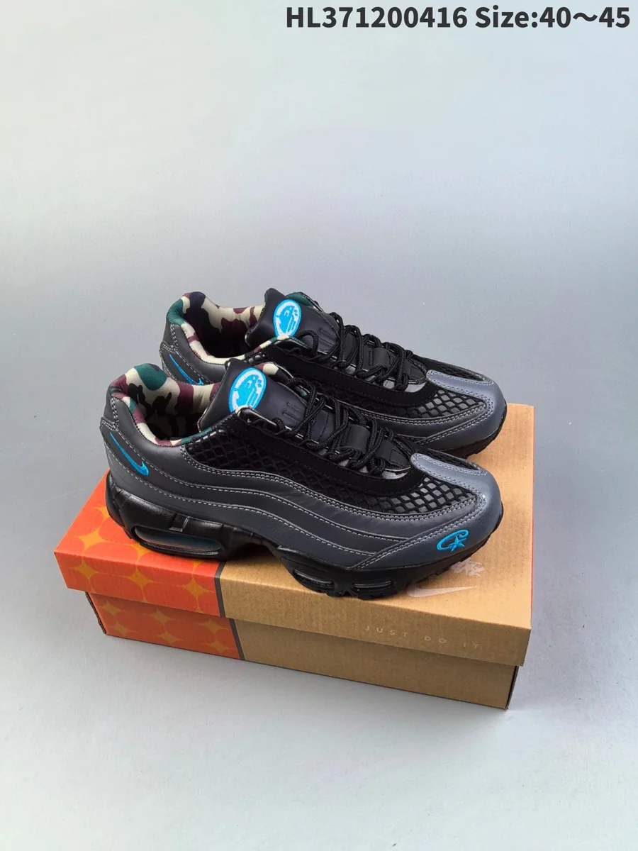 Nike Nike Air Max 95 BAPE STA Triple Black Sneakers Black - 1