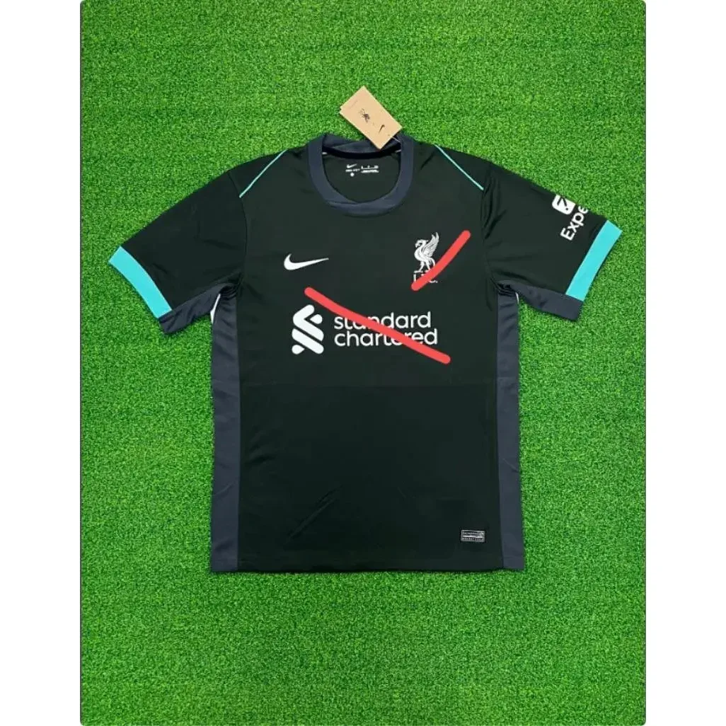 Nike Nike Liverpool 24-25 Away Jersey Black Football Shirt Black - 1