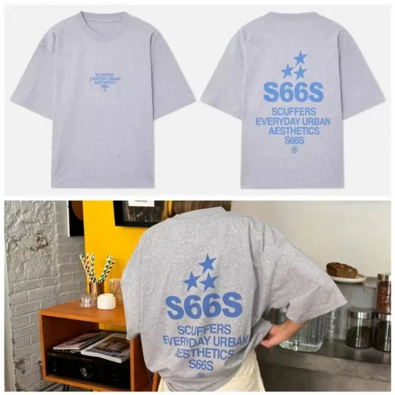 Other Scuffers Everyday Urban Aesthetics S66S Light Grey T-Shirt Grey - 1