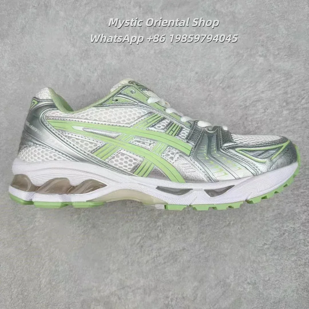 ASICS Asics Gel-Nimbus 14 White/Silver Green Sneakers White - 1