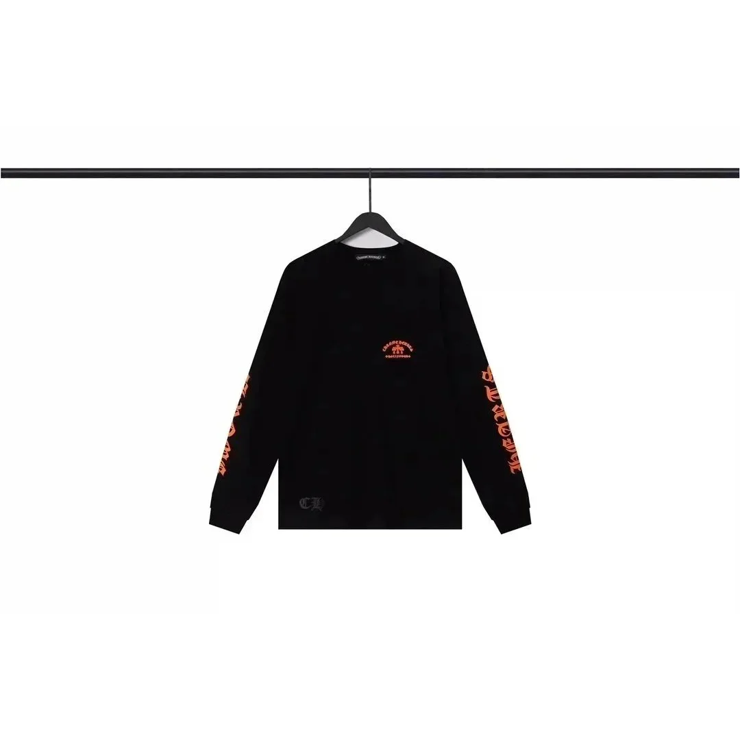 Chrome Hearts Chrome Hearts Black & Orange Long Sleeve T-Shirt Black - 1