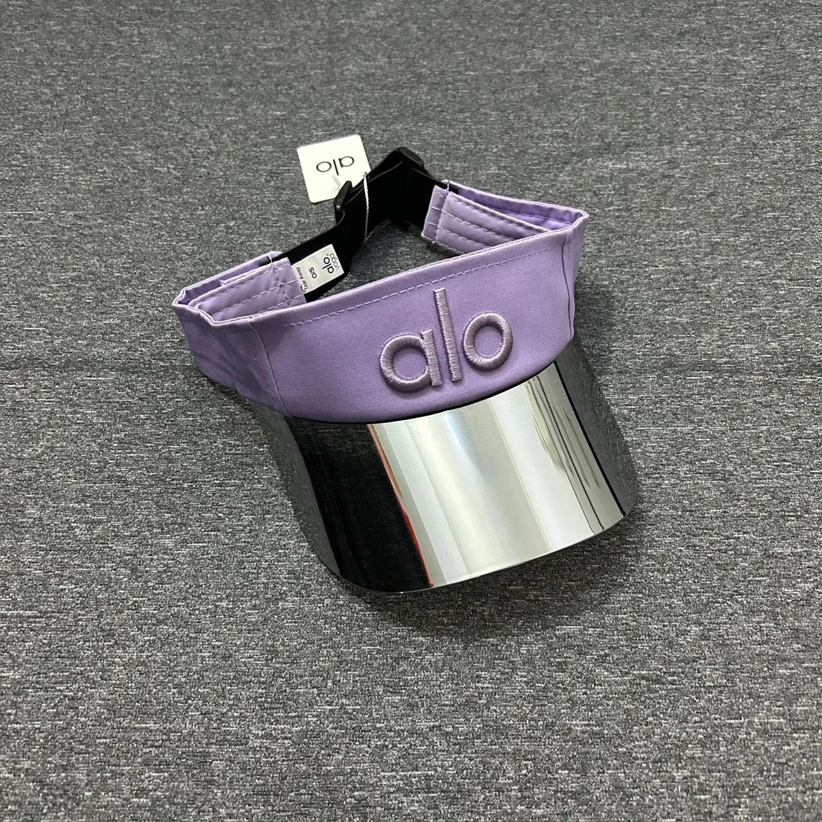 Alo Yoga Alo Lilac Mirror Visor Hat Purple - 1