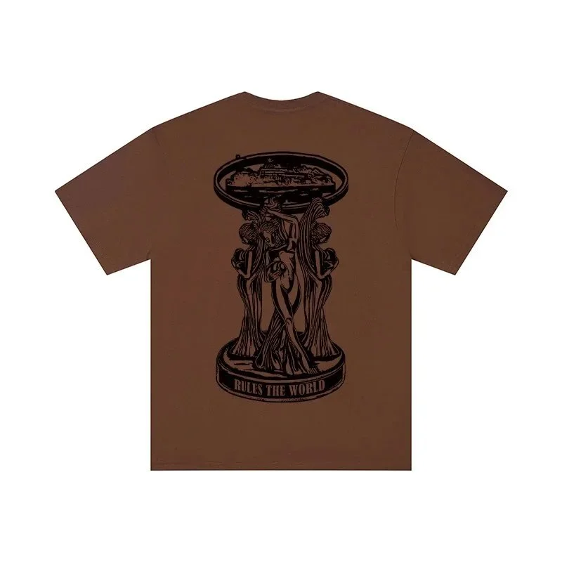 Other Unisex Rules the World T-Shirt Brown Brown - 1