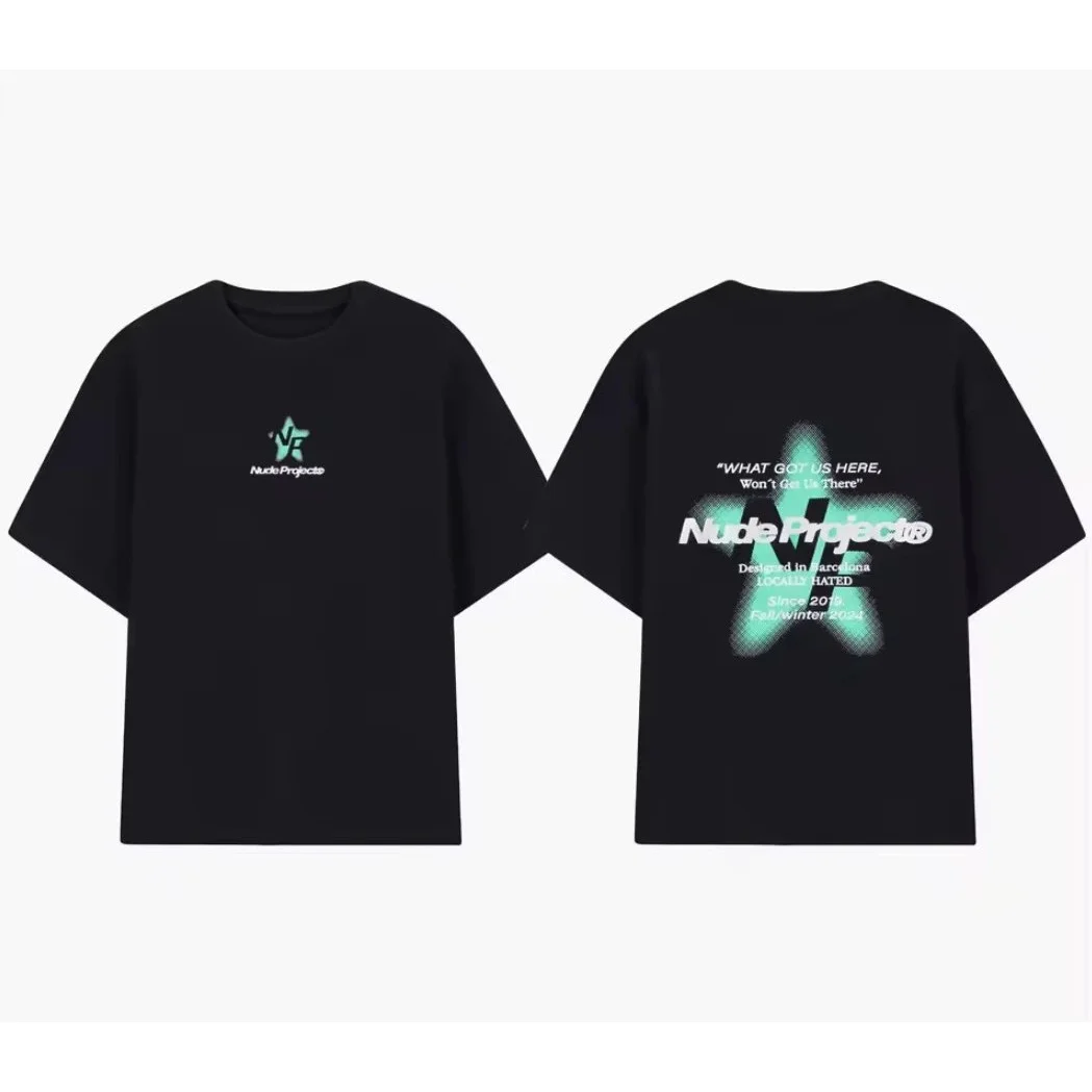 Other Nude Project Black Star Print T-Shirt Black - 1