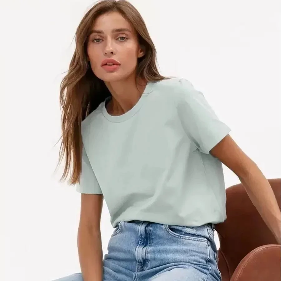 Other Ice Glacier Blue T-Shirt Casual Top Blue - 1