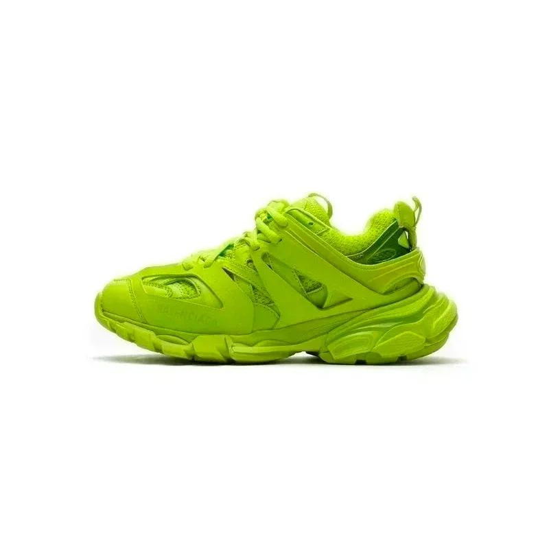 Balenciaga Balenciaga Triple S Neon Green Sneaker Green