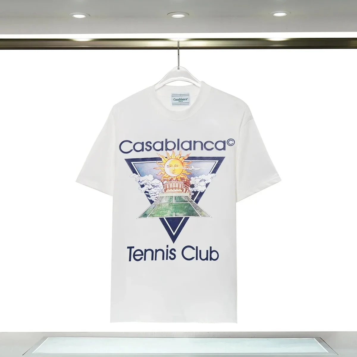 Casablanca Casablanca Tennis Club White T-Shirt White - 1