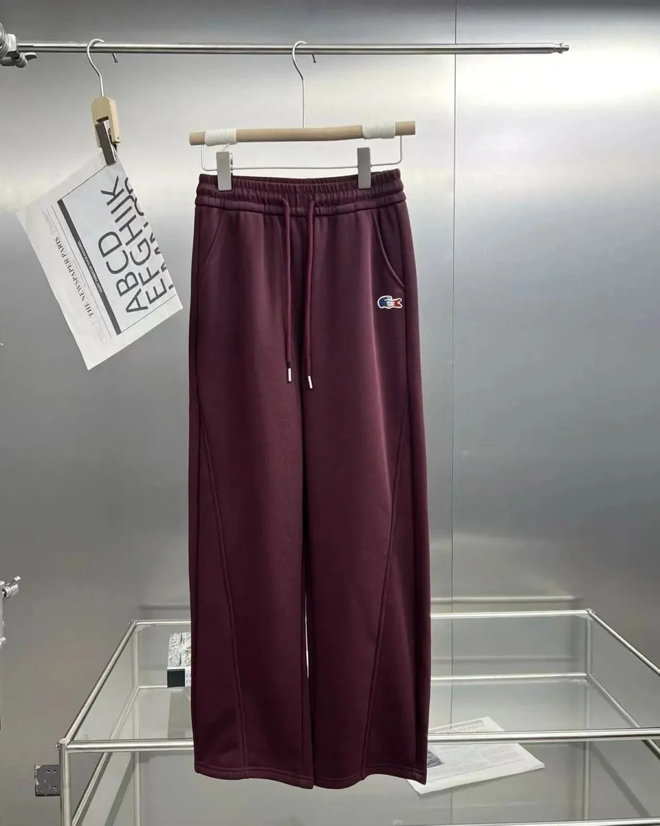 Lacoste Lacoste Sport Burgundy Sweatpants Red
